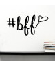 WALL IMPACT Sticker adhésif mural Bff  60 x 30 cm