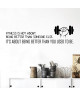 WALL IMPACT Sticker adhésif mural Fitness  100 x 26 Cm