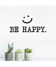 WALL IMPACT Sticker adhésif mural Be Happy  65x30cm