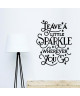 WALL IMPACT Sticker adhésif mural Sparkle  40 x 52 Cm