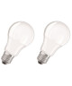 OSRAM Lot de 2 Ampoules LED standard Star  Active&Relax E27 11 W équivalent a 75 W blanc chaud ou froid