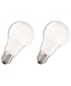 OSRAM Lot de 2 Ampoules LED standard Star  Active&Relax E27 11 W équivalent a 75 W blanc chaud ou froid