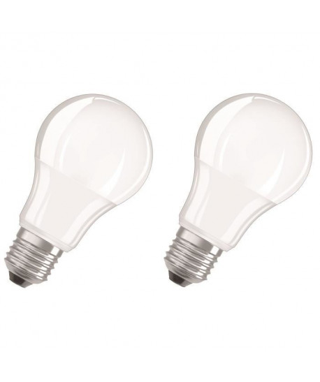 OSRAM Lot de 2 Ampoules LED standard Star  Active&Relax E27 11 W équivalent a 75 W blanc chaud ou froid