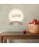 WALL IMPACT Sticker adhésif mural Love  40 x 42 Cm