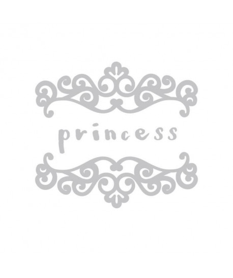 WALL IMPACT Sticker adhésif mural Princess  33 x 30 cm