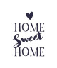 WALL IMPACT Sticker adhésif mural Home Sweet Home  55 x 78 Cm