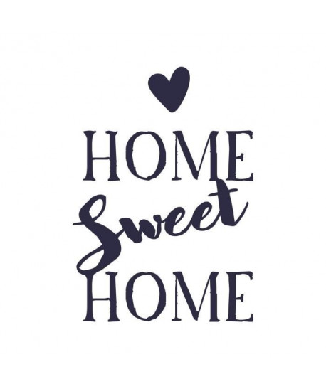 WALL IMPACT Sticker adhésif mural Home Sweet Home  55 x 78 Cm