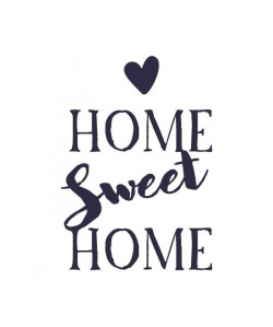 WALL IMPACT Sticker adhésif mural Home sweet home  40x57cm