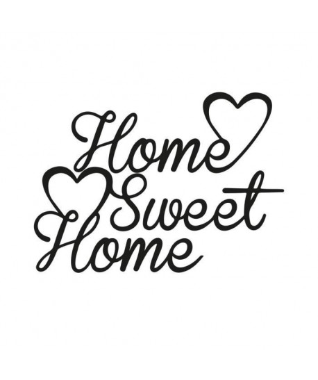 WALL IMPACT Sticker adhésif mural Home Sweet Home  76 x 55 cm