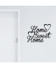 WALL IMPACT Sticker adhésif mural Home Sweet Home  76 x 55 cm