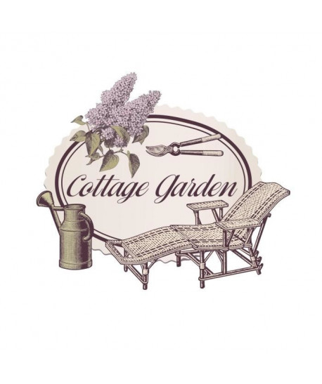 WALL IMPACT Sticker adhésif mural Cottage Garden  35 x 30 cm