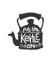 WALL IMPACT Sticker adhésif mural Kettle  30 x 31 cm