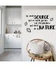 WALL IMPACT Sticker adhésif mural La Nature  55 x 97 cm