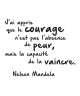 WALL IMPACT Sticker adhésif mural Courage  40x49cm