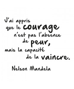 WALL IMPACT Sticker adhésif mural Courage  30x37cm