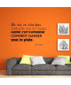 WALL IMPACT Sticker adhésif mural La vie   60x40cm