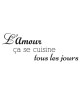 WALL IMPACT Sticker adhésif mural L\'Amour  80 x 30 Cm