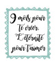 WALL IMPACT Sticker adhésif mural 9 Mois Pour Te Creer  30 x 32 Cm