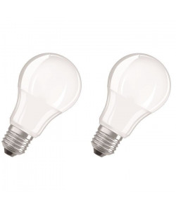 NEOLUX Lot de 2 Ampoules LED E27 standard dépolies 9,5 W équivalent a 60 W blanc froid