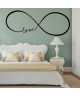 WALL IMPACT Sticker adhésif mural Love Infinity  70x28cm