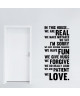 WALL IMPACT Sticker adhésif mural In this House  40x88cm