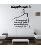 WALL IMPACT Sticker adhésif mural Happiness  35 x 40 Cm