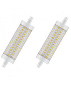 OSRAM Lot de 2 Ampoules crayon LED 118 mm R7S 12,5 W équivalent a 100 W blanc chaud