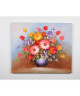 Tableau déco Fleurs  11   Peinture a l\'huile    50 x 60 x 3 cm