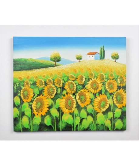 Tableau déco Provence  3   Peinture a l\'huile    50 x 60 x 3 cm