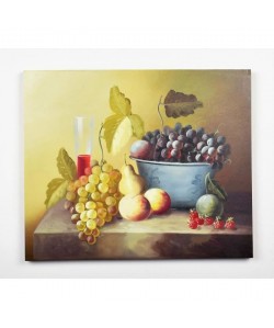 Tableau déco Fruits  2   Peinture a l\'huile    50 x 60 x 3 cm