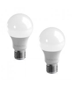 DURACELL Lot de 2 ampoules LED E27 5,6 W équivalent 40 W blanc chaud