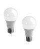 DURACELL Lot de 2 ampoules LED E27 9,2 W équivalent 60 W blanc chaud