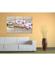 Tableau Déco Triptyque Zen Orchidées Blanches  120x80 cm