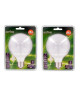 NITYAM Lot de 2 ampoules globe LED E27 10 W équivalent a 60 W