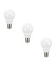 NITYAM Lot de 3 ampoules LED E27 standard globe 12 W équivalent a 75 W blanc chaud