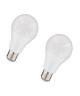 NITYAM Lot de 2 ampoules LED E27 standard globe 8 W équivalent a 60 W blanc chaud