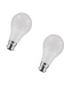 NITYAM Lot de 2 ampoules LED B22 standard globe 8 W équivalent a 60 W blanc chaud