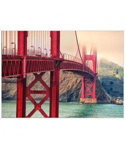 Tableau déco Affiche contrecollée 50x70  Pont Golden Gate