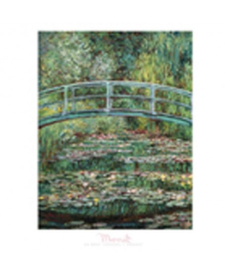 Affiche papier   Le Pont Japonais a Giverny   Monet   40x50 cm