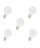 NITYAM Lot de 5 ampoules LED E14 sphérique 5 W équivalent a 35 W blanc chaud