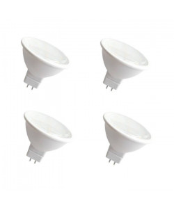 NITYAM Lot de 4 ampoules spot LED GU5.3 4 W équivalent a 35 W blanc chaud