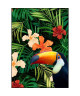 Tableau déco glossy Tropical Toucan  50 x 70 cm