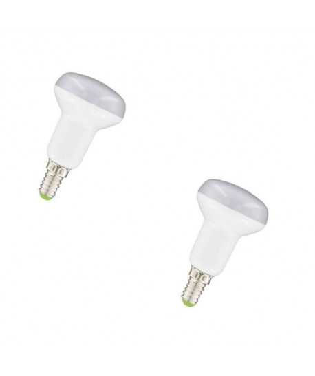 NITYAM Lot de 2 ampoules spot LED R50 E14 5 W équivalent a 35 W blanc chaud