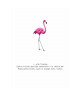 Tableau déco glossy Minima Flamingo  50 x 70 cm