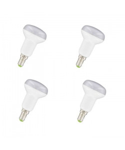 NITYAM Lot de 4 ampoules spot LED R50 E14 5 W équivalent a 35 W blanc chaud