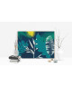 Tableau déco glossy Jungle Feuilles  30 x 40 cm