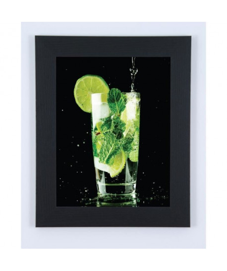 Image encadrée Mojito  31 x 37 cm