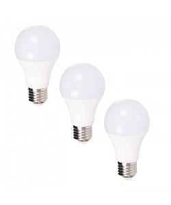 MACADAM LIGHTING Lot de 3 ampoules LED standard E27 7 W équivalent a 40 W blanc chaud