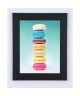 Image encadrée Macarons  31 x 37 cm