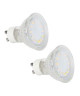 MACADAM LIGHTING Lot de 2 ampoules LED GU10 5 W équivalent a 60 W blanc neutre